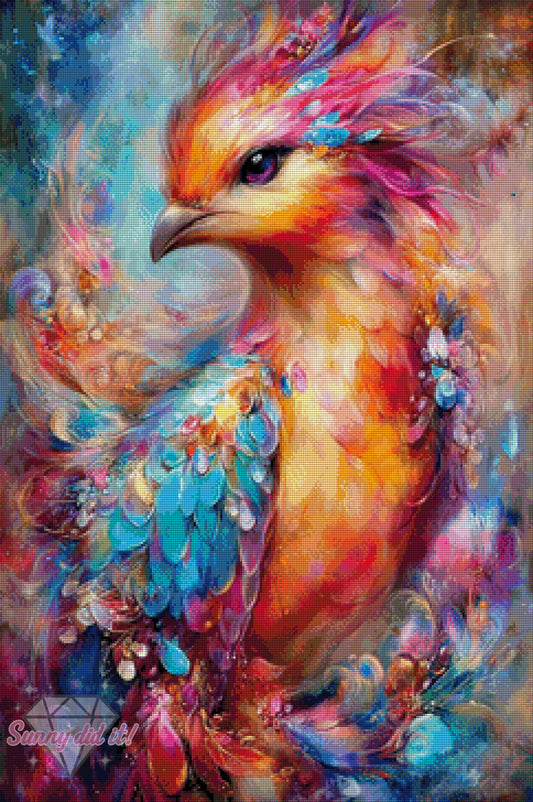 Paradiesvogel by CaroFelicia 60x90cm 160 Farben