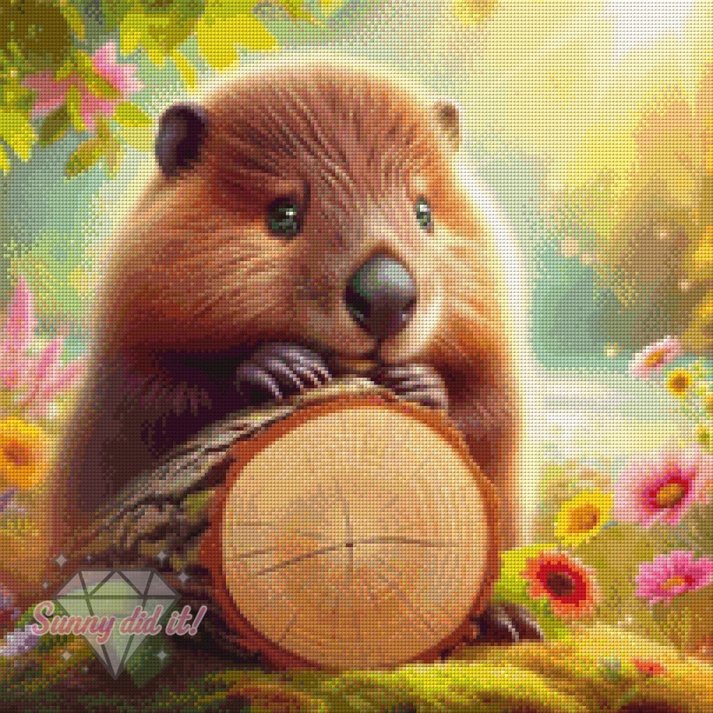 Biber by Silvia-ki 50x50cm 110 Farben