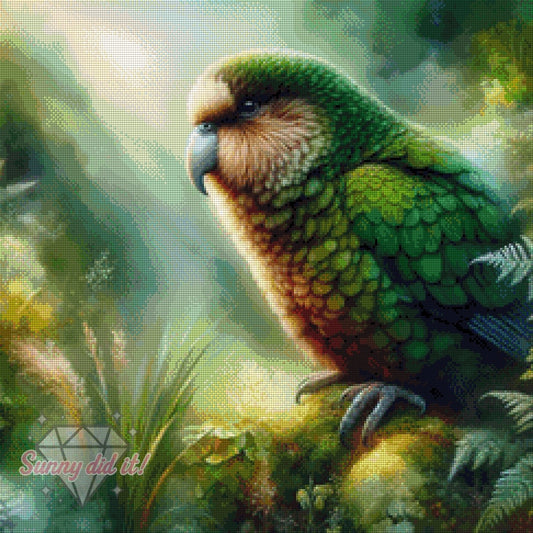 Kakapo by Teddy's Kreativchaos 60x60cm 115 Farben