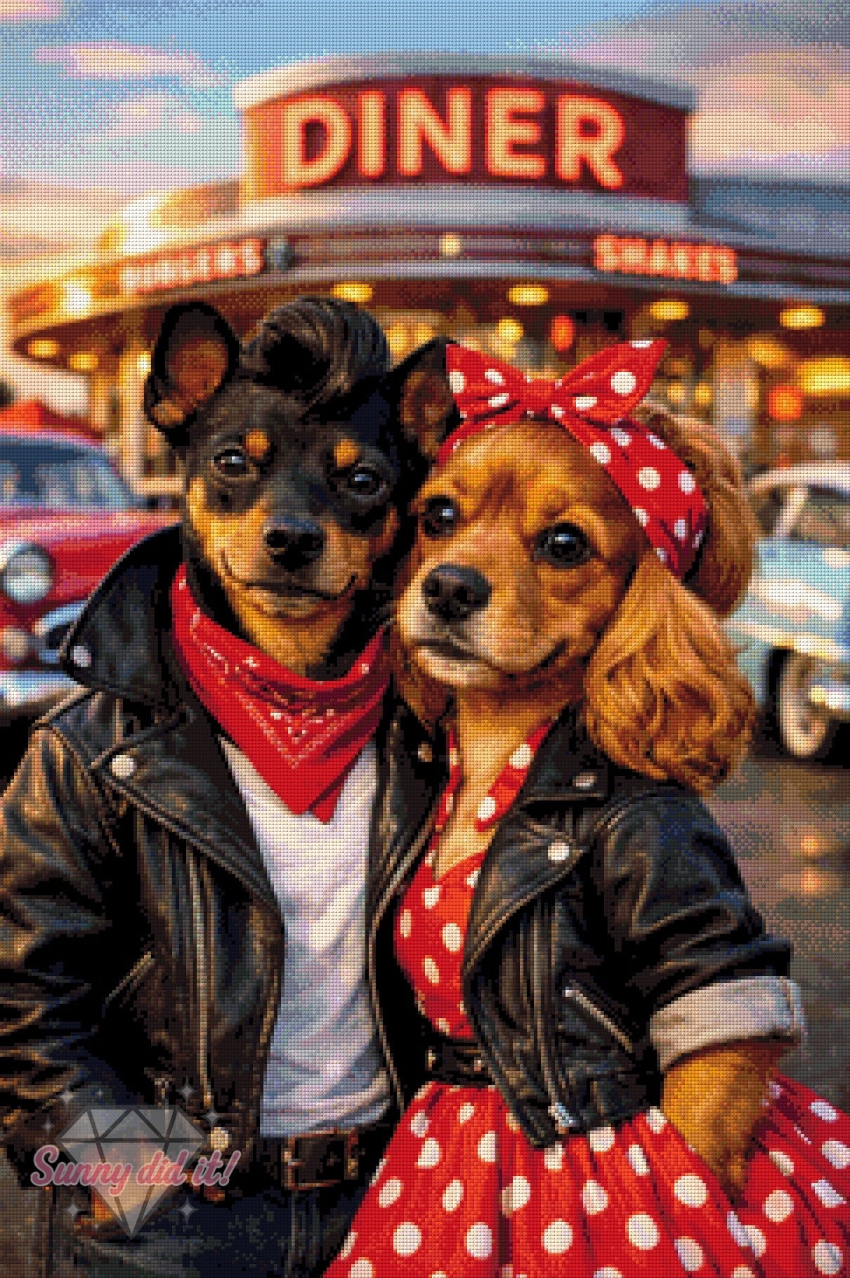 Rock a Dog by ST-Design 60x90cm 125 Farben