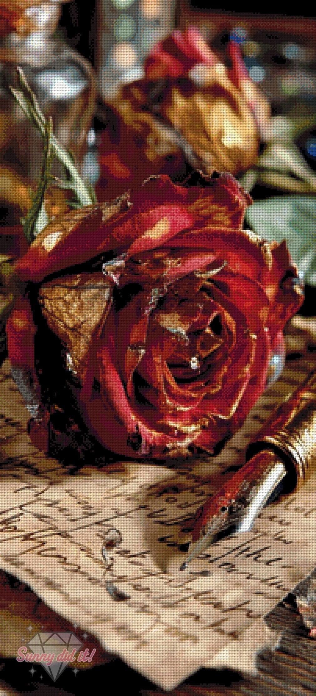 Loveletter by CaroFelicia 50x110cm 120 Farben