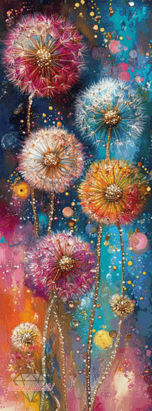 Pusteblumen by CaroFelicia 50x135cm 120 Farben