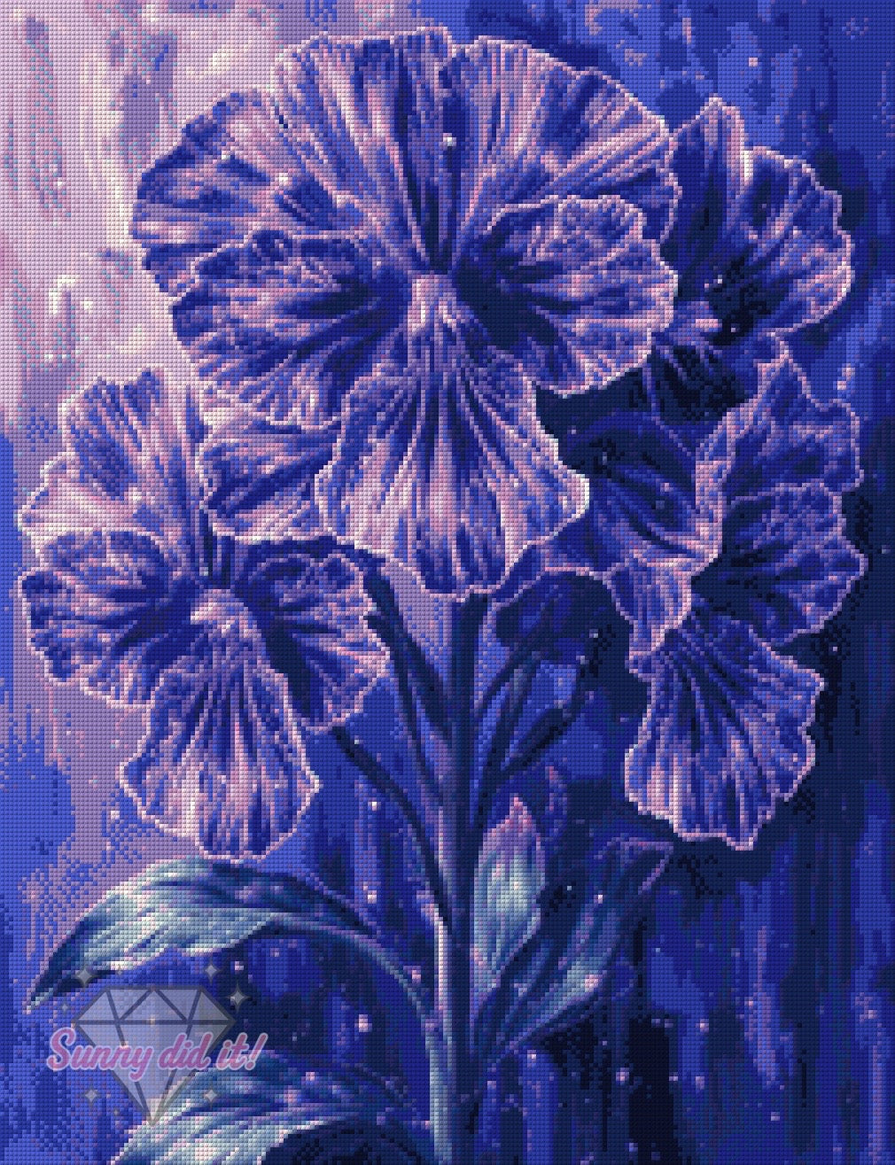 Violets by Sunny did it! 50x65cm 35 Farben
