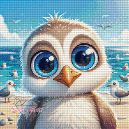 Babypinguin by Silvia-ki 50x50cm 80 Farben