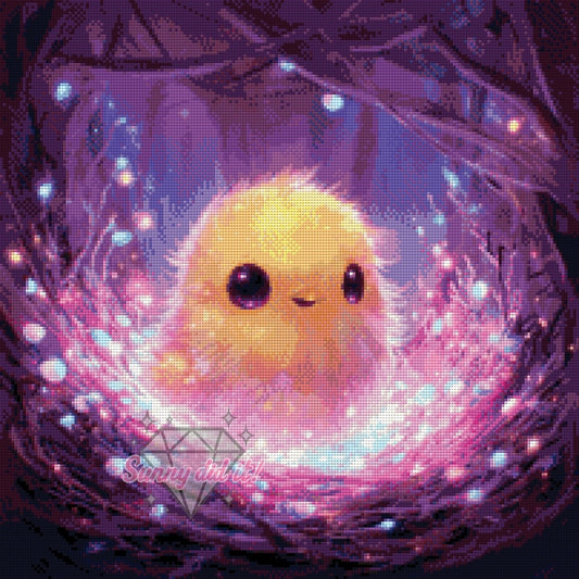 Küken by Shiny Unicorn Ai 50x50cm 75 Farben