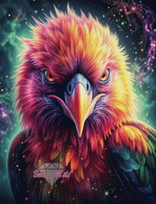 Eagle Eyes by Sunny did it! 50x65cm 135 Farben
