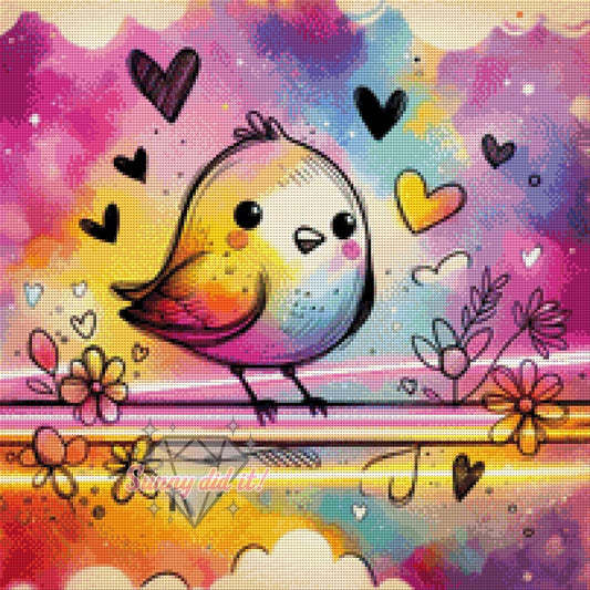 Love Bird by Marli Forst 50x50cm 130 Farben