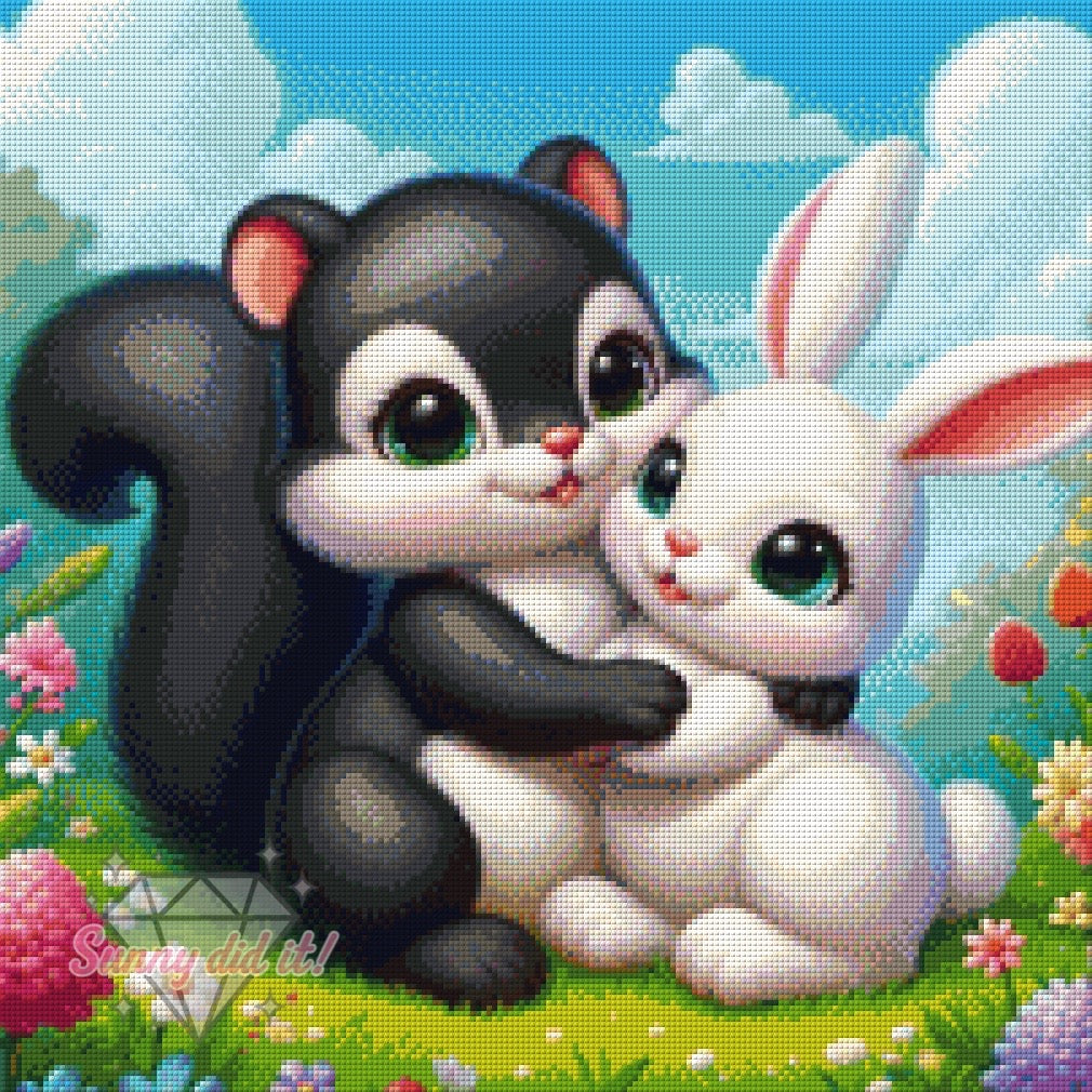 Friends by Silvia-ki 50x50cm 90 Farben