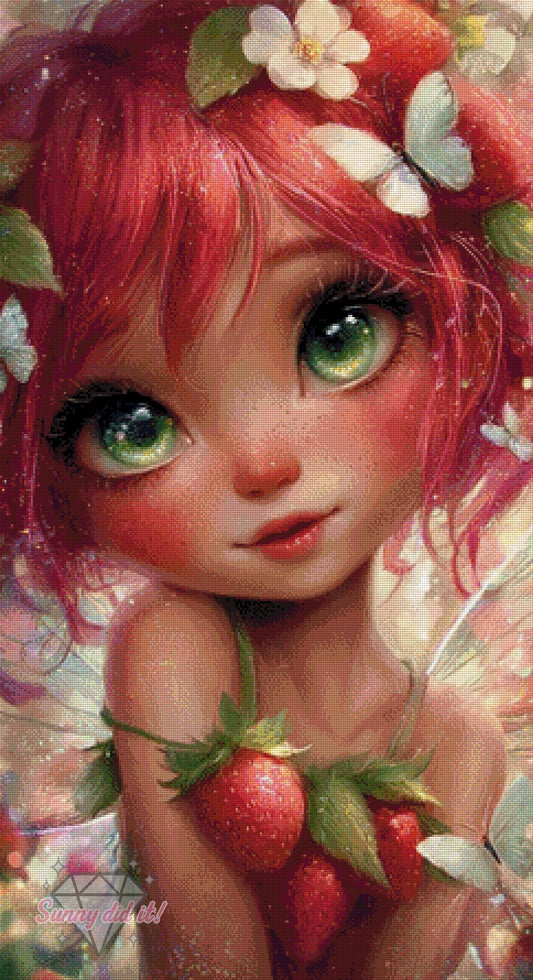 Miss Strawberry by CaroFelicia 60x110cm 120 Farben