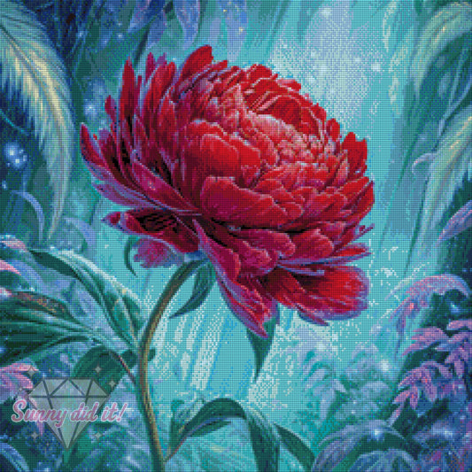 Pfingstrose by Funkelreich 60x60cm 100 Farben