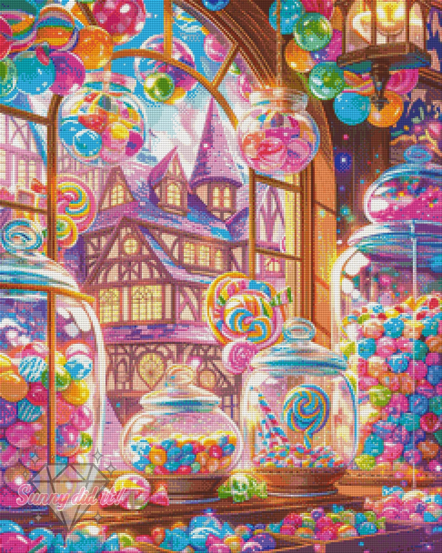 Candyshop by Funkelreich 60x75cm 115 Farben