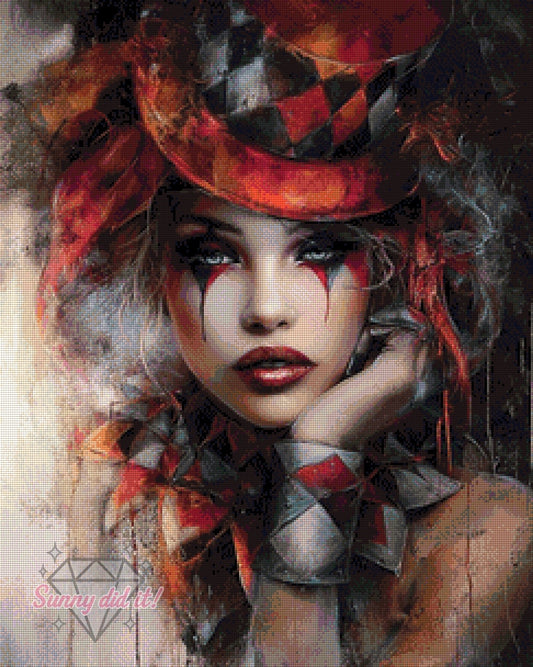 Königin der Masken by CaroFelicia 60x75cm 85 Farben