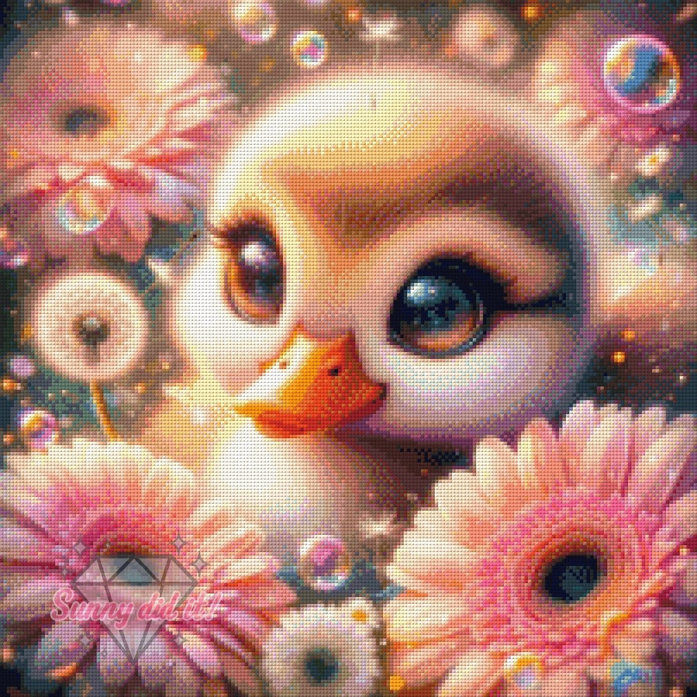 Blütenküken by Teddy's Kreativchaos 50x50cm 90 Farben