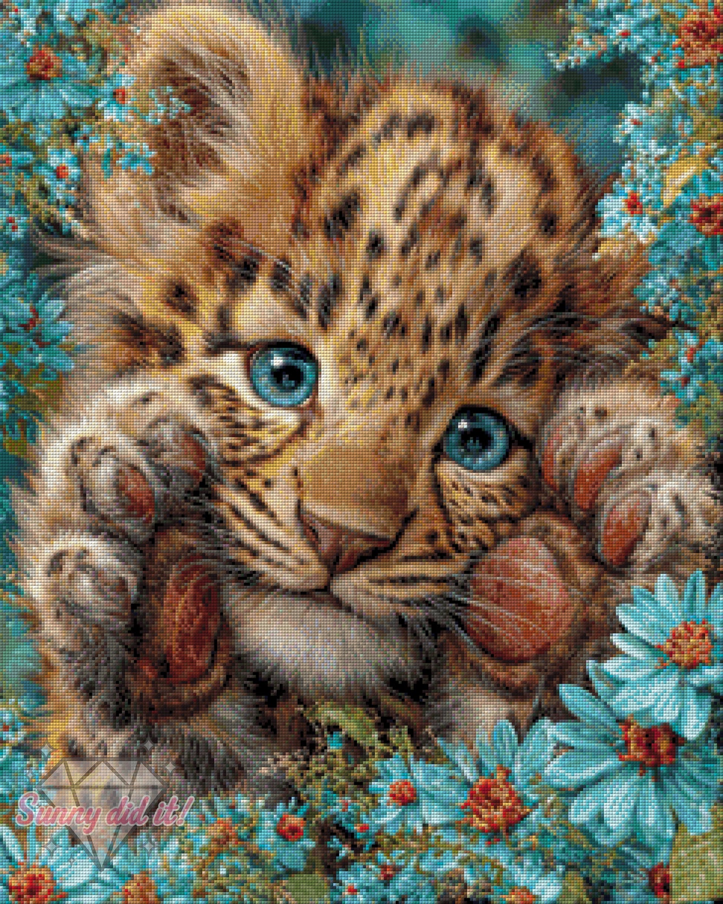 Babyleo by Funkelreich 60x75cm 120 Farben
