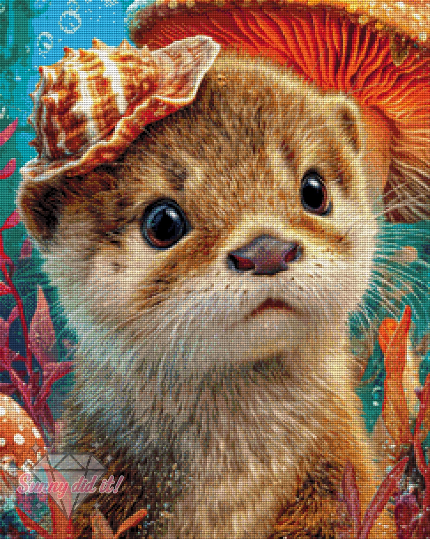 Muschelotter by Funkelreich 60x75cm 110 Farben