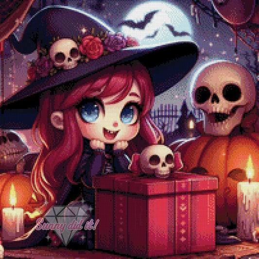 Witch by Silvia-ki 50x50cm 85 Farben