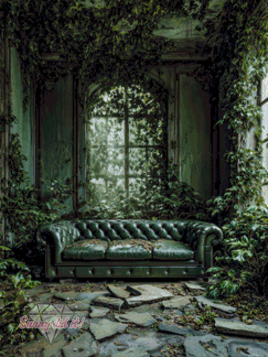Lost Place Sofa by Funkelreich 60x80cm 85 Farben