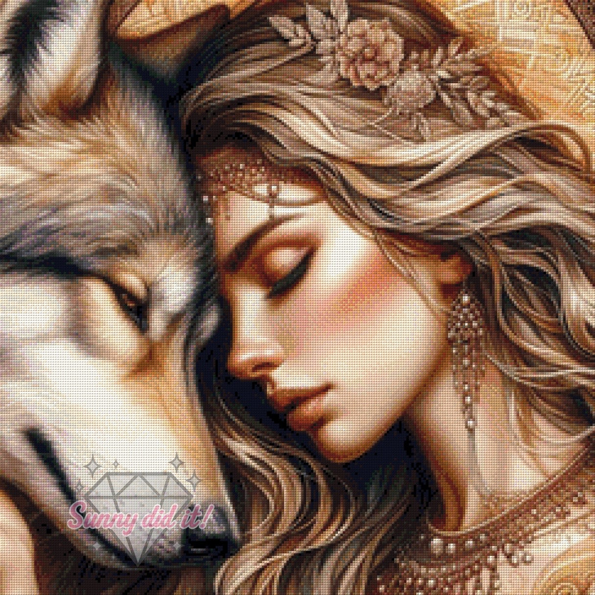 Soulmates by Kaira KI Art 60x60cm 100 Farben