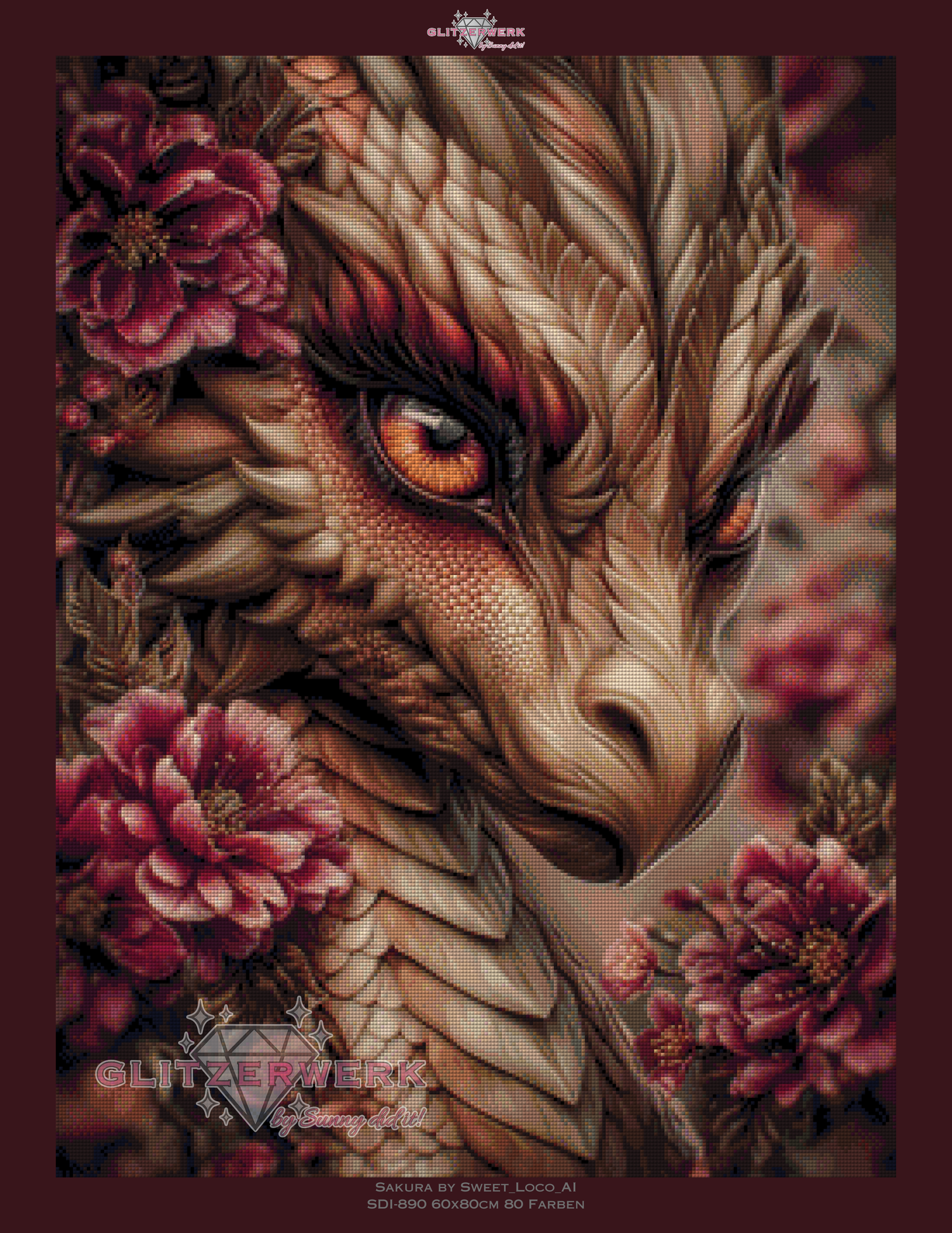 Sakura by Sweet_Loco_AI 60x80cm 80 Farben