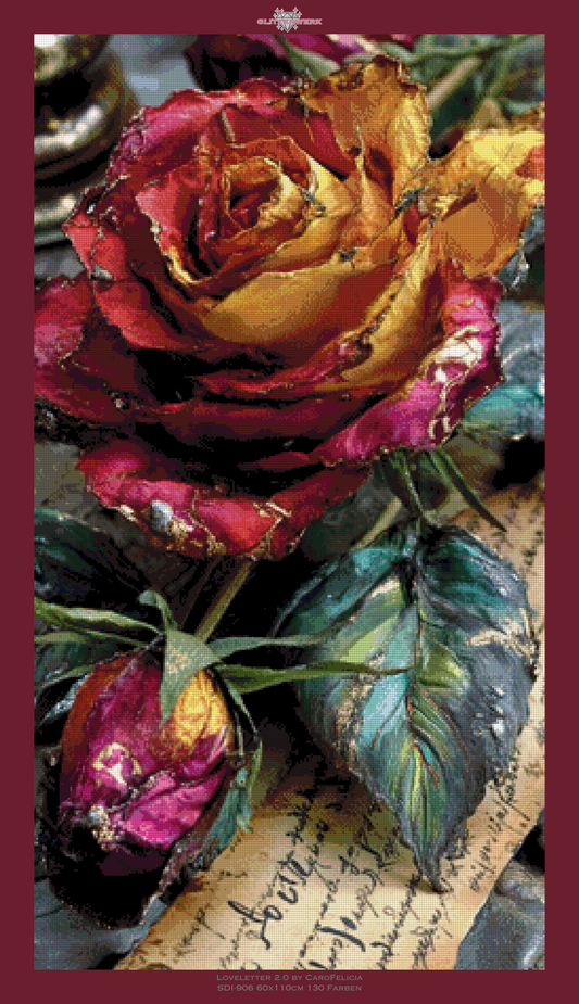 Loveletter 2.0 by CaroFelicia 60x110cm 130 Farben