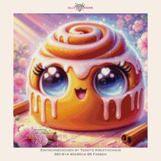 Zimtschneckchen by Teddy's Kreativchaos 40x40cm 85 Farben
