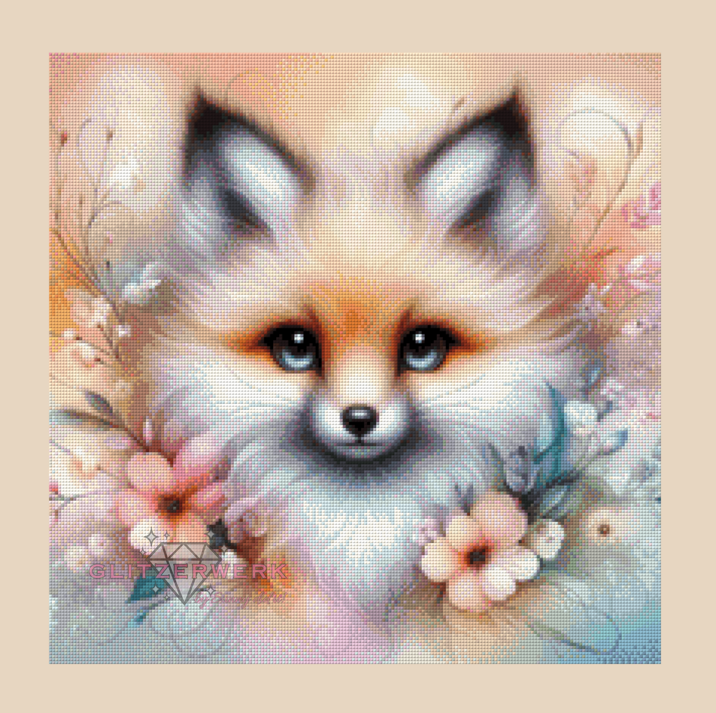 Spring Fox by Teddy's Kreativchaos 50x50 80 Farben