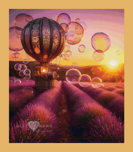 Golden Horizon by Sandra's KI Designs 60x70cm 105 Farben