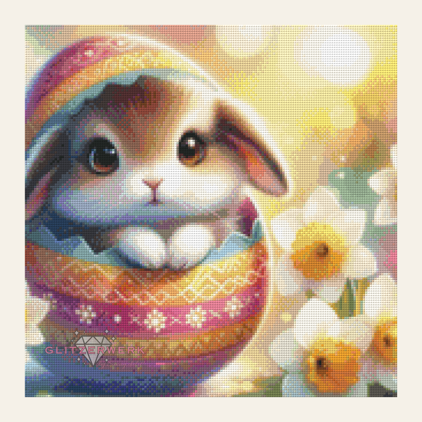 Spring Surprise by Kaira KI Art 40x40cm 90 Farben