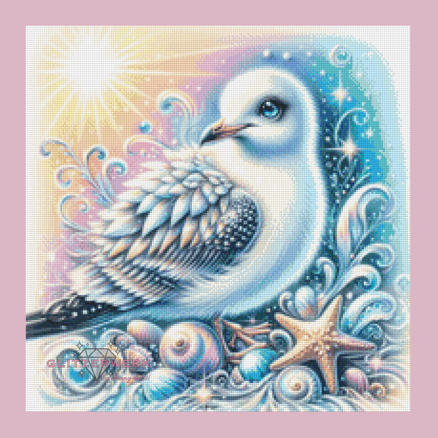 Ocean Whisper by Teddy's Kreativchaos 50x50 80 Farben