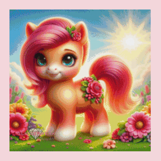 Sunny Blossom by Christa.fe KI 50x50cm 100 Farben