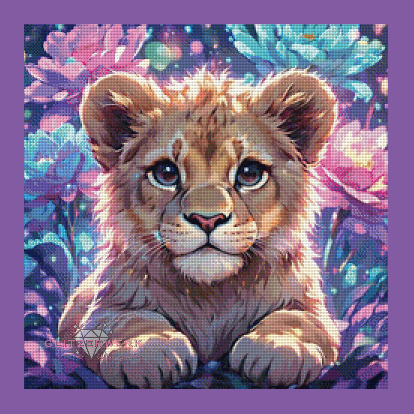 Little King by tiki_DIAMONDS.ai 60x60cm 100 Farben