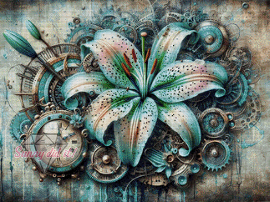 Türkise Lilie der Zeit by CaroFelicia
