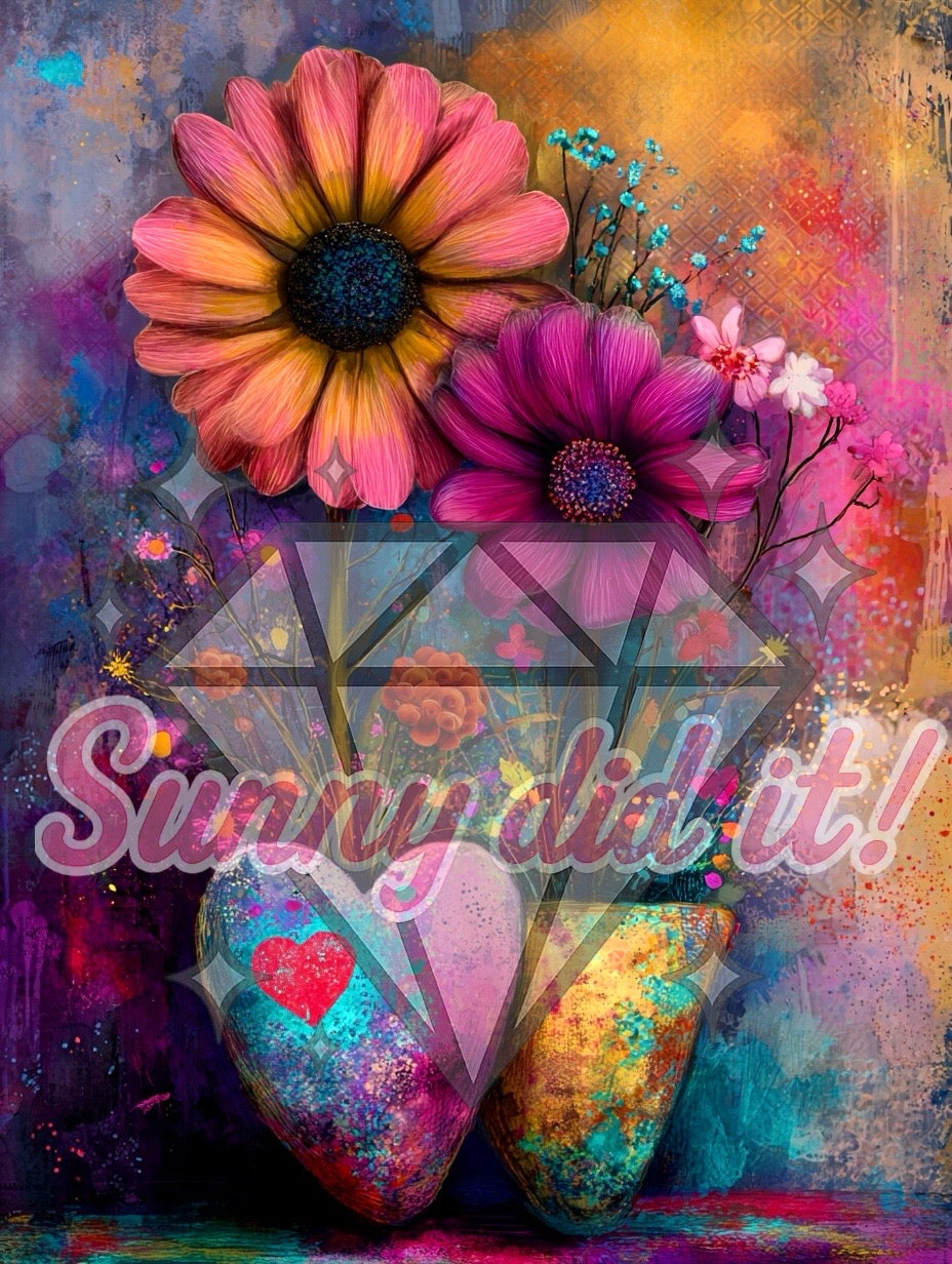 5x5cm Valentinstag Releasepaper Designs CaroFelicia