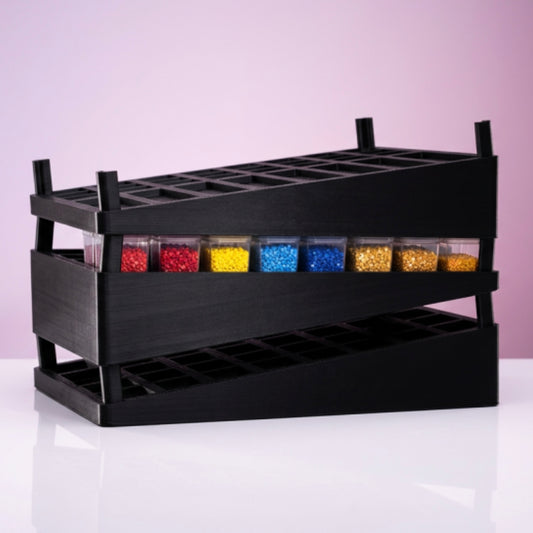 Diamond Slotbox Rack "Glitzerwerk" - stapelbar