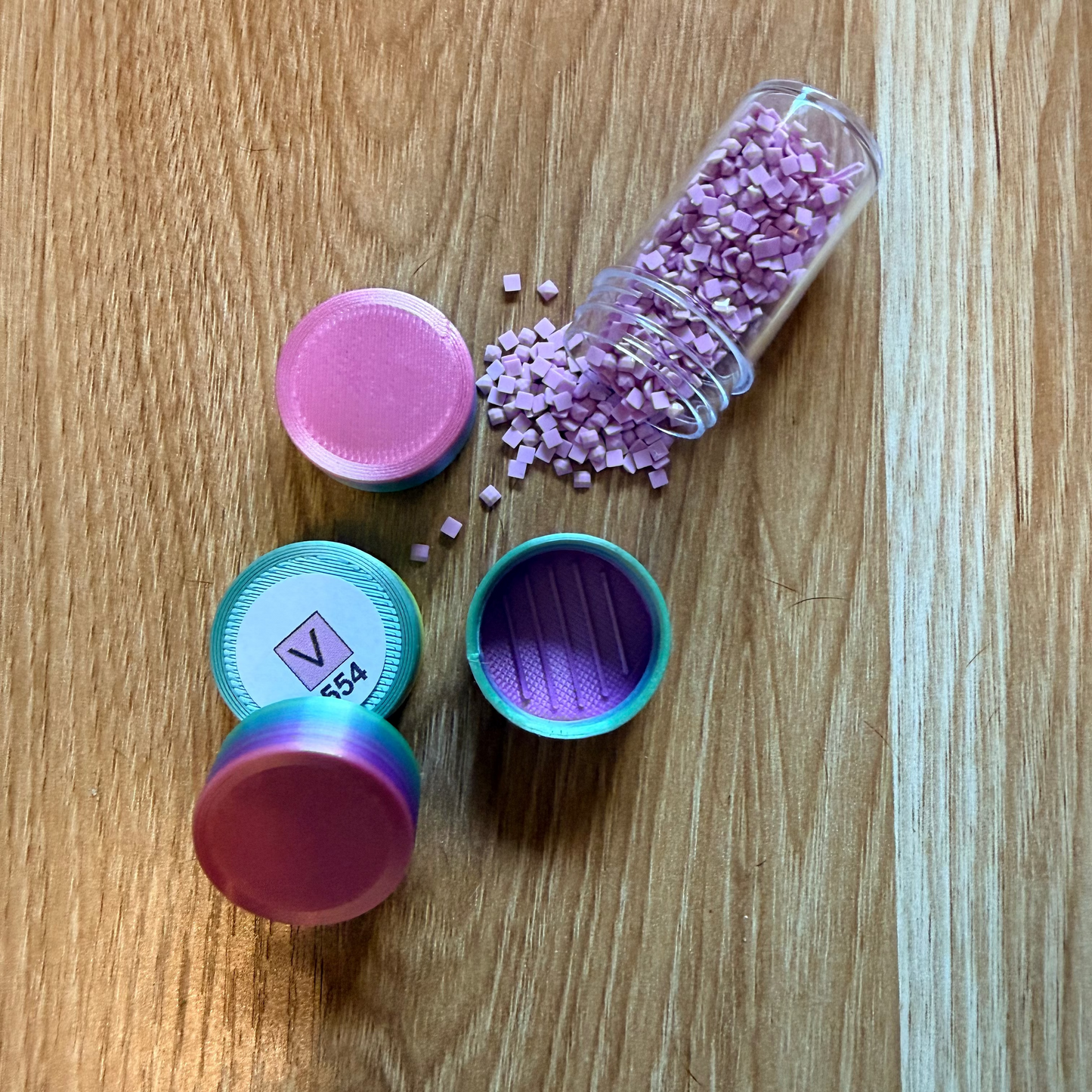3D-Druck-Döschendeckel (25 Stück)