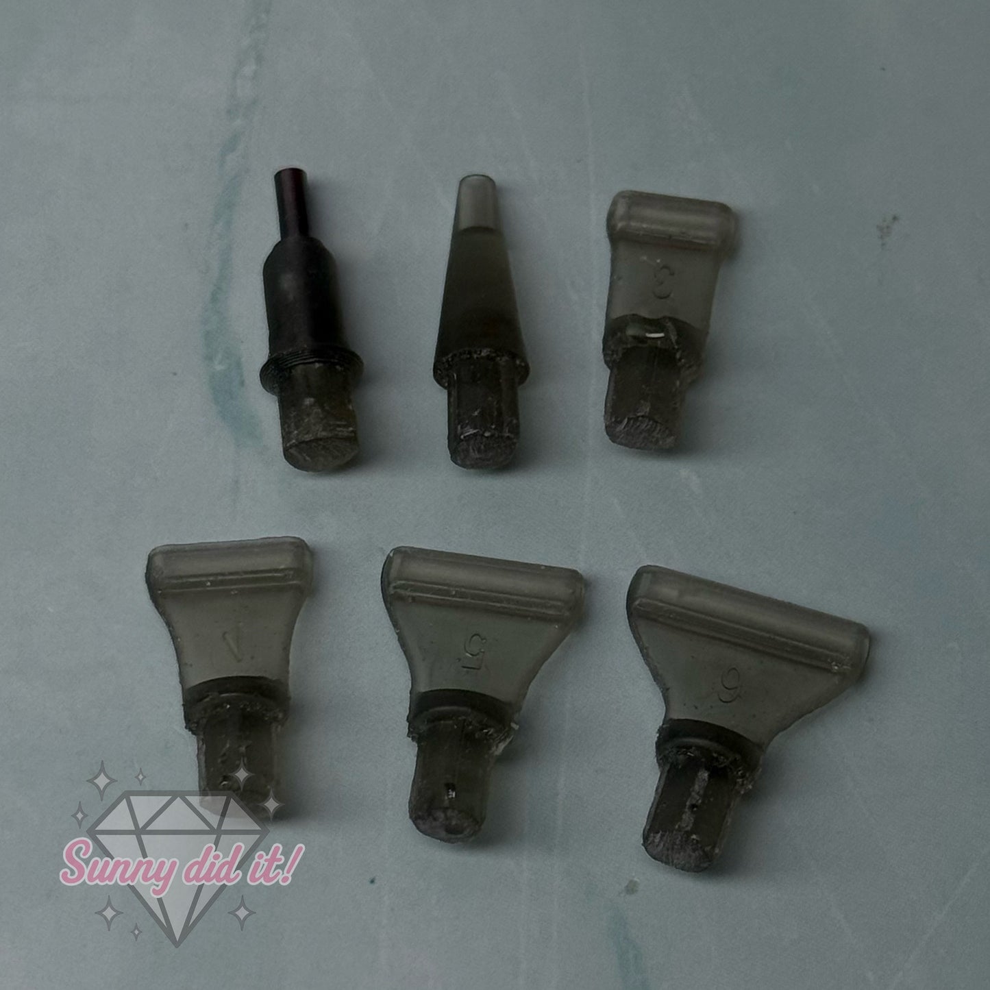 Diamond Painting Resin Aufsätze zum Stecken 1er bis 6er