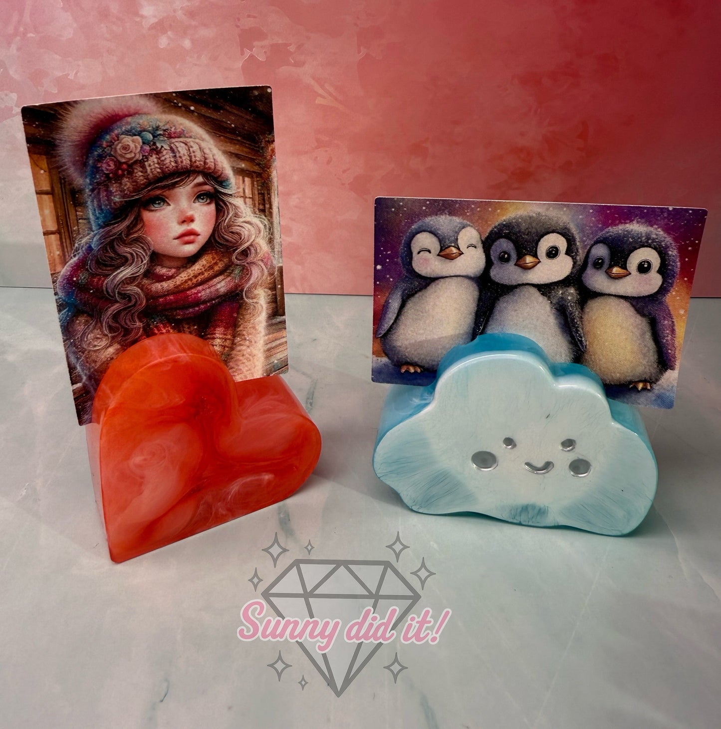 Diamond Painting Bilderhalter-  handgefertigt aus Resin (Harz)