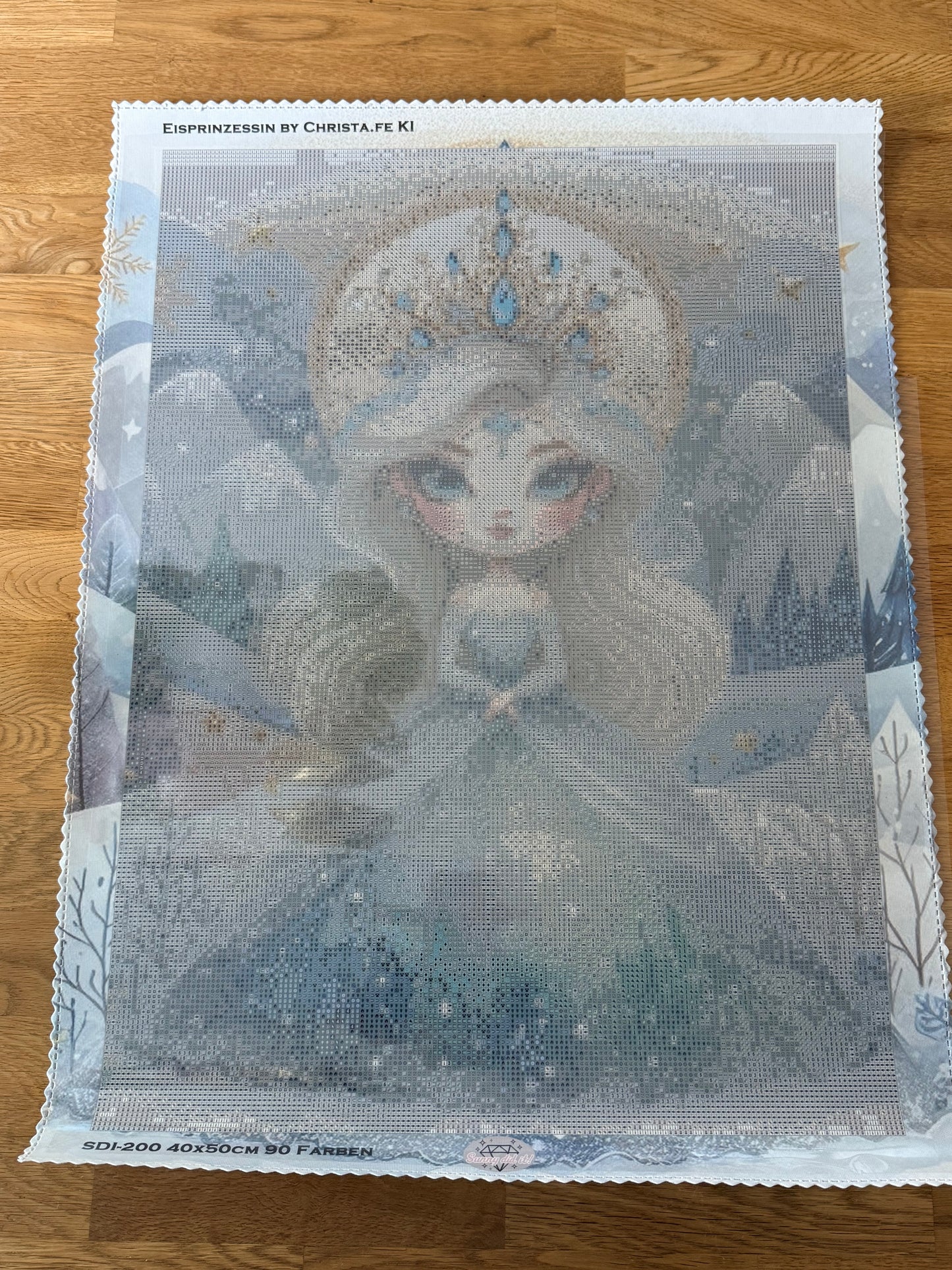 NUR LEINWAND Eisprinzessin by Christa.fe KI 40x50cm 90 Farben