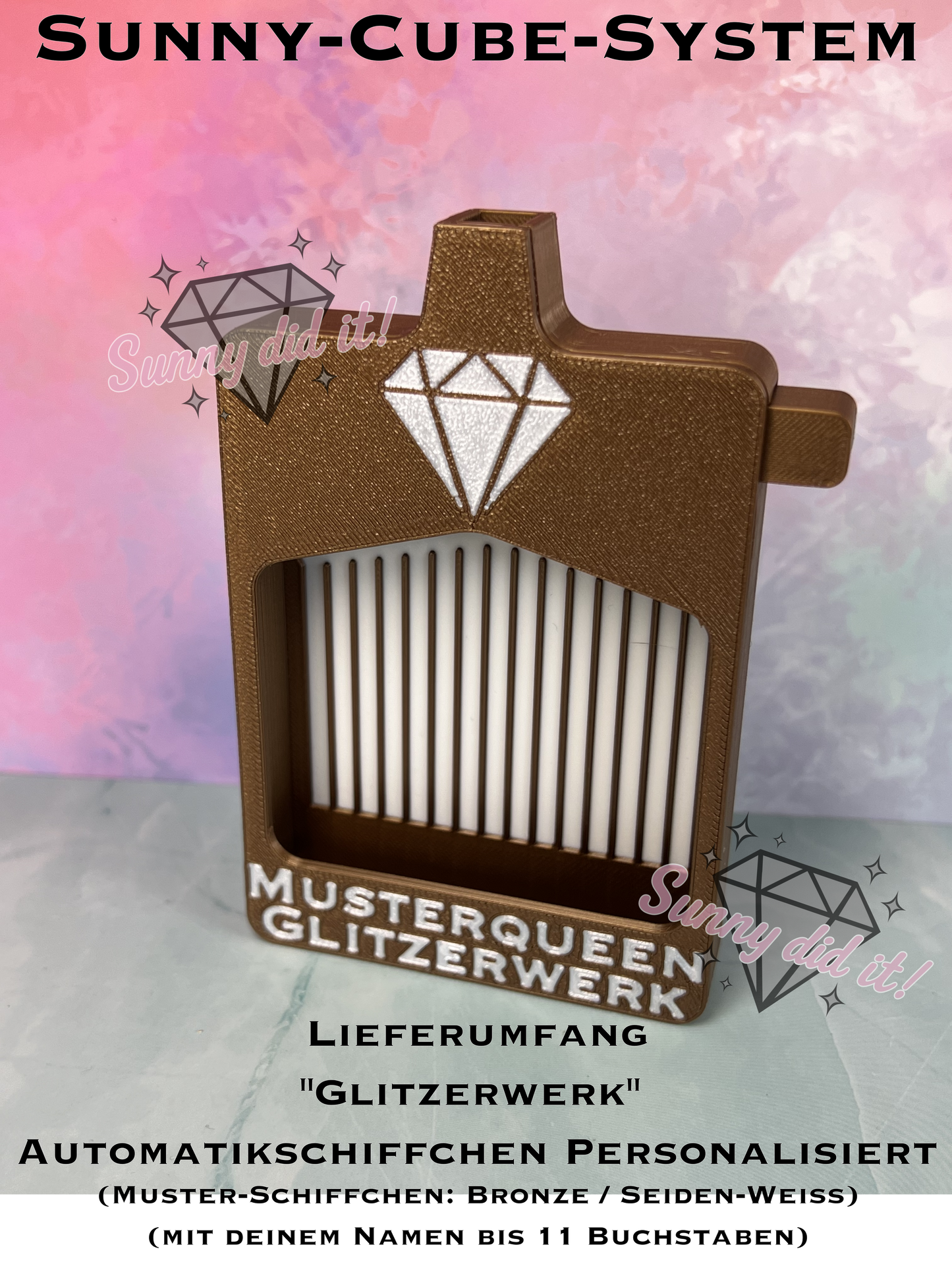 "Glitzerwerk" Automatikschiffchen