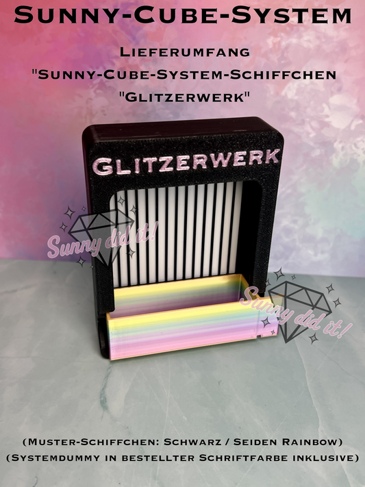 Sunny-Cube-System - "Glitzerwerk" Schiffchen