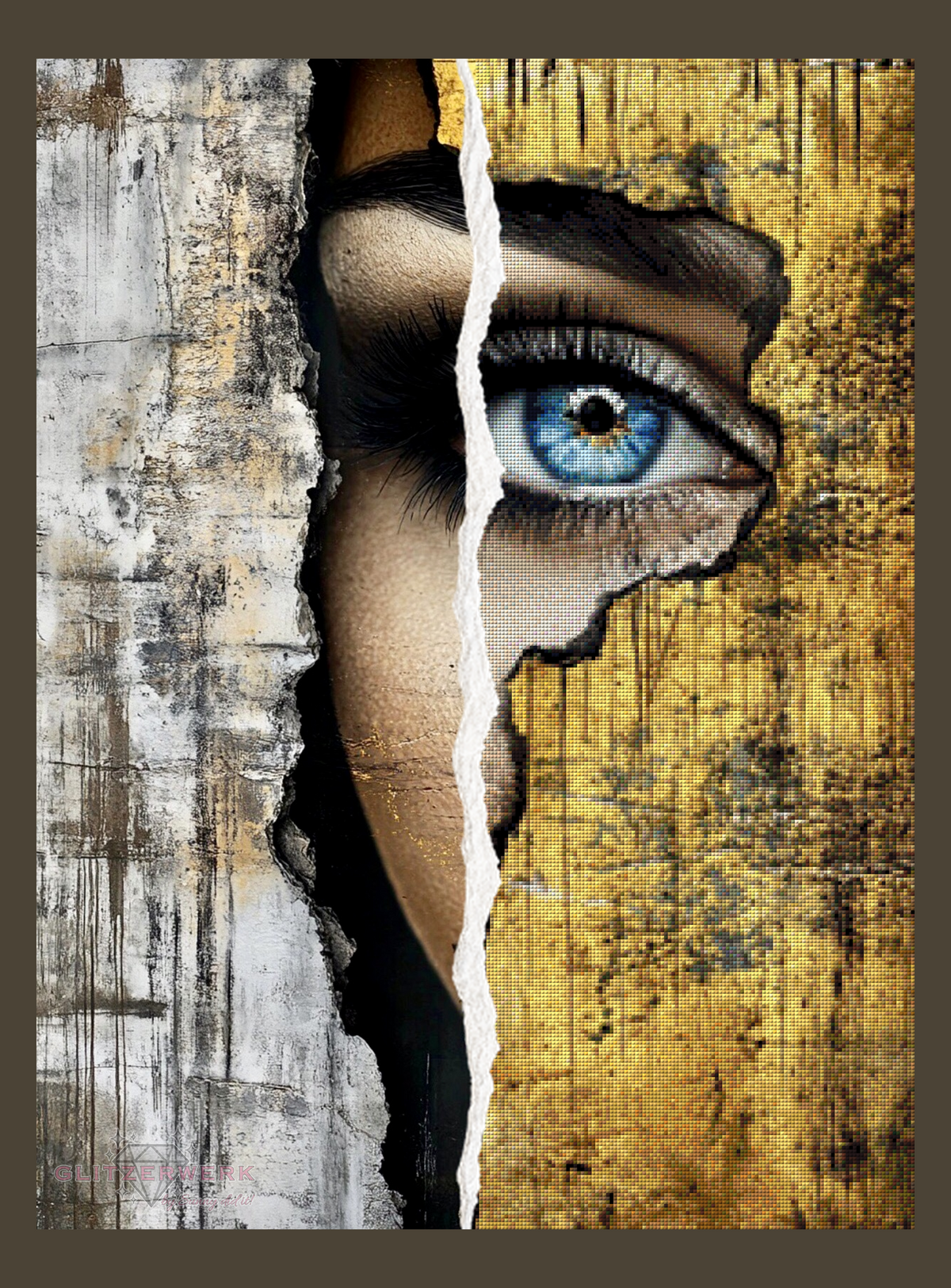 Blick durch die Wand by CaroFelicia 60x80cm 97 Farben