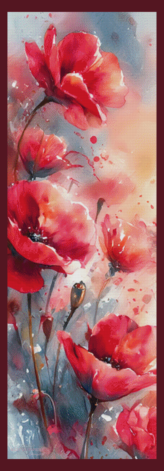 Tanz der Mohnblumen 2.0 by CaroFelicia 50x150cm 135 Farben