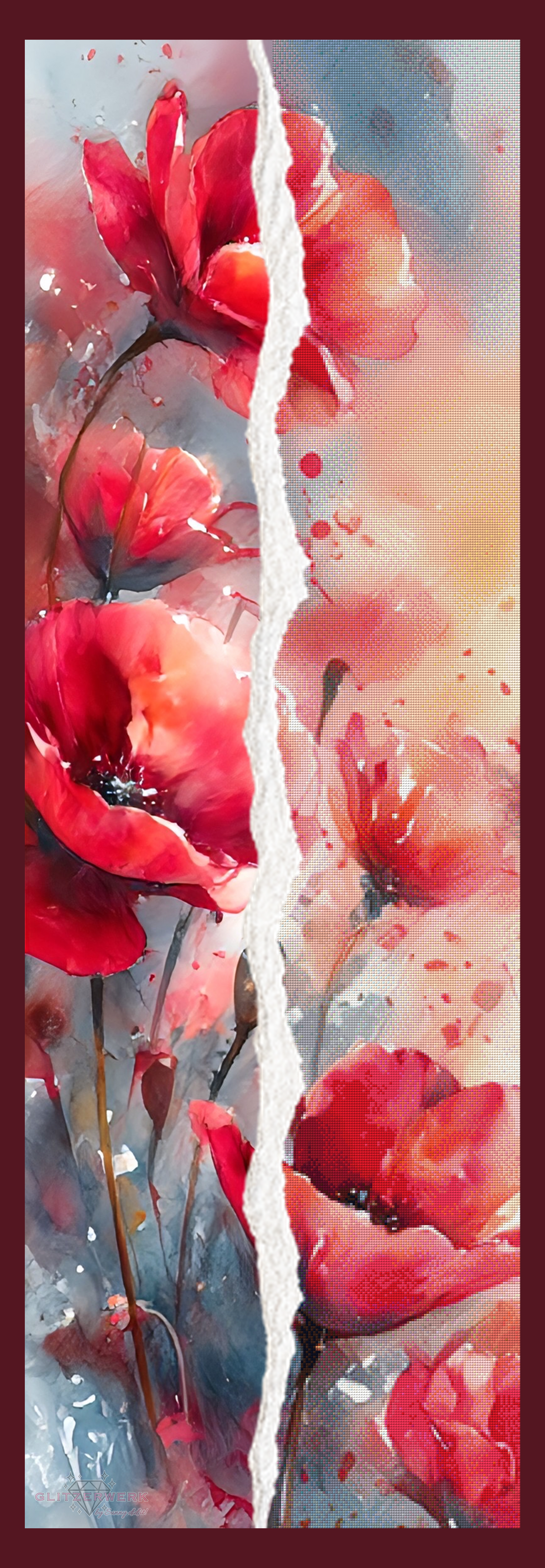 Tanz der Mohnblumen 2.0 by CaroFelicia 50x150cm 135 Farben