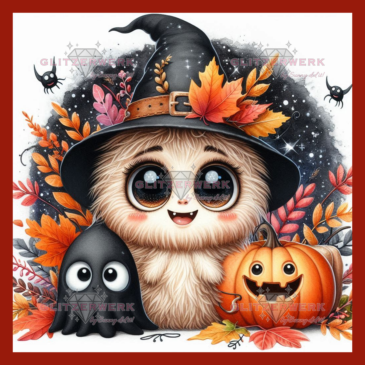 Herbstzauber und Hexenspaß by Cre8tive Diamond Art 40x40cm 115 Farben