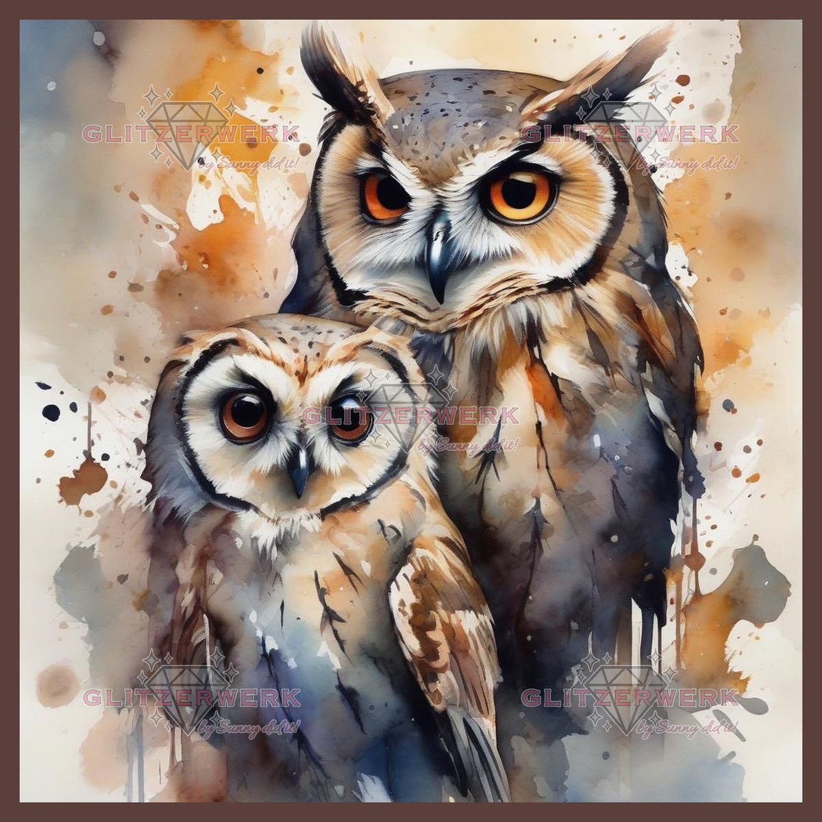 Die Hüter des Waldes by Cre8tive Diamond Art 60x60cm 125 Farben