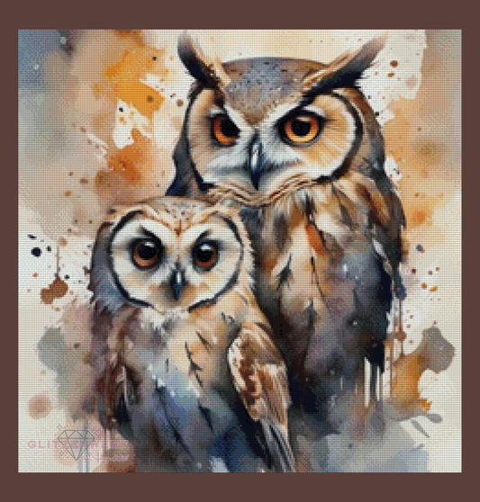 Die Hüter des Waldes by Cre8tive Diamond Art 60x60cm 125 Farben