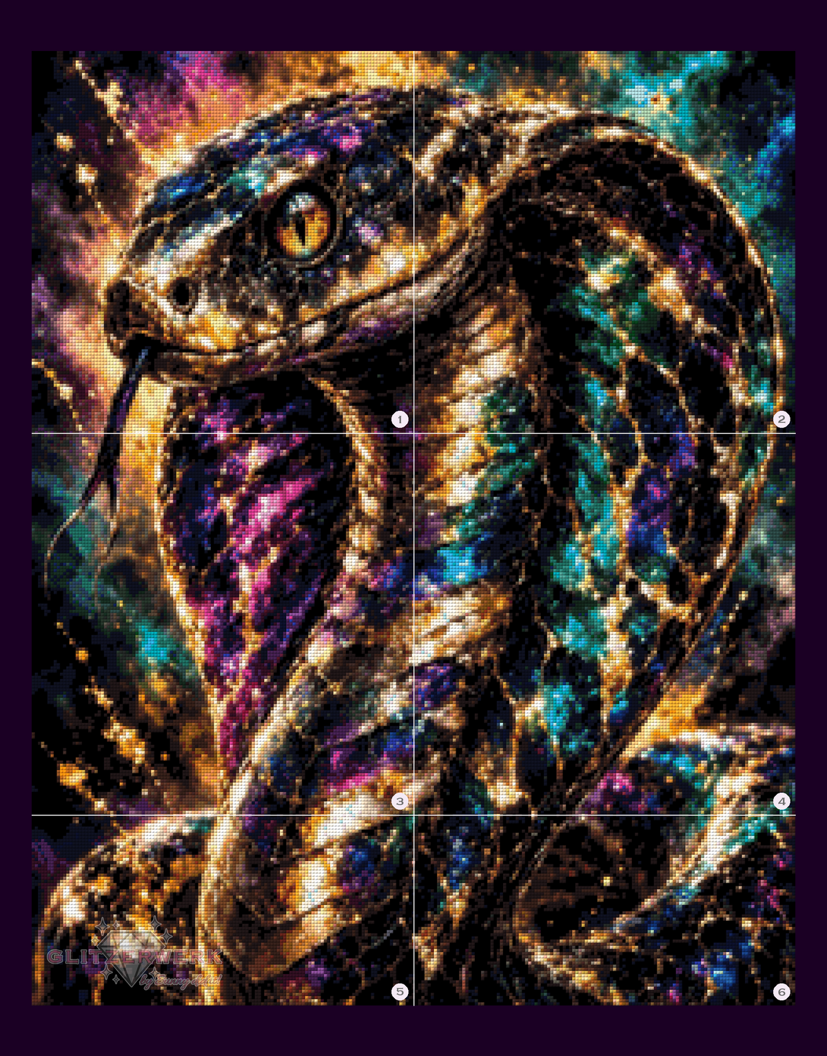 Cobra by Christa.fe KI 60x75cm 100 Farben