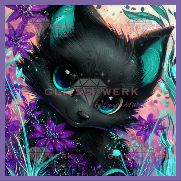 Kleine Schattenpfote by Sunny did it! 50x50cm 110 Farben