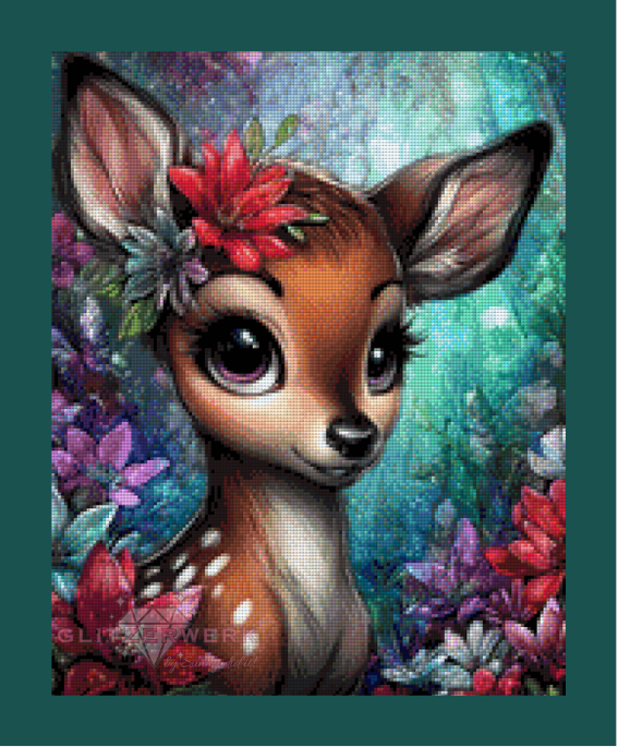 Blossom Fawn by Sunny did it! 40x50cm 115 Farben