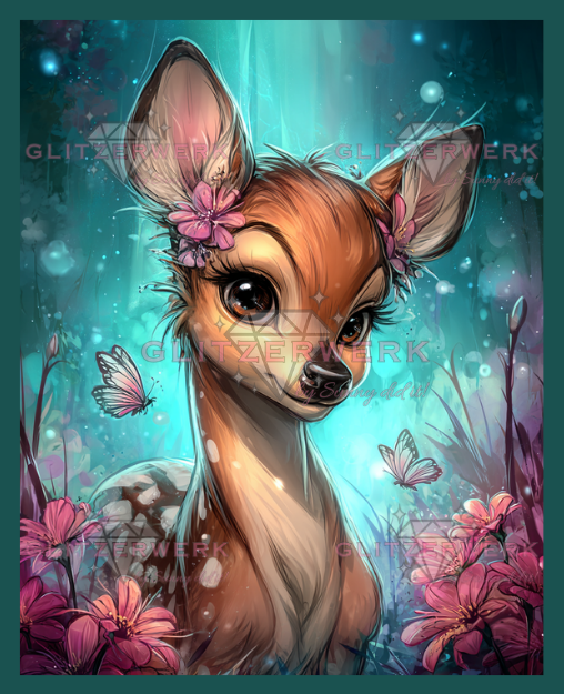 Blossom Fawn 2.0 by Sunny did it! 40x50cm 115 Farben